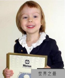 ​世界上智商最高的小孩，艾丽斯·阿莫斯(3岁时智商超爱因斯塔)